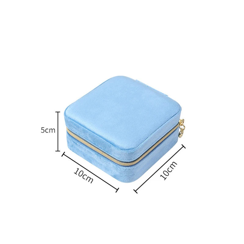 Velvet Classic Jewelry Box Storage Case elyndar