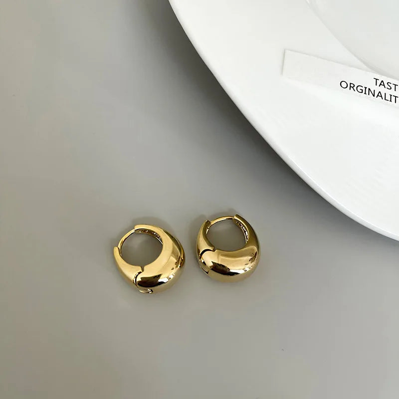 Stylish U-Shaped Hoop Earrings elyndar